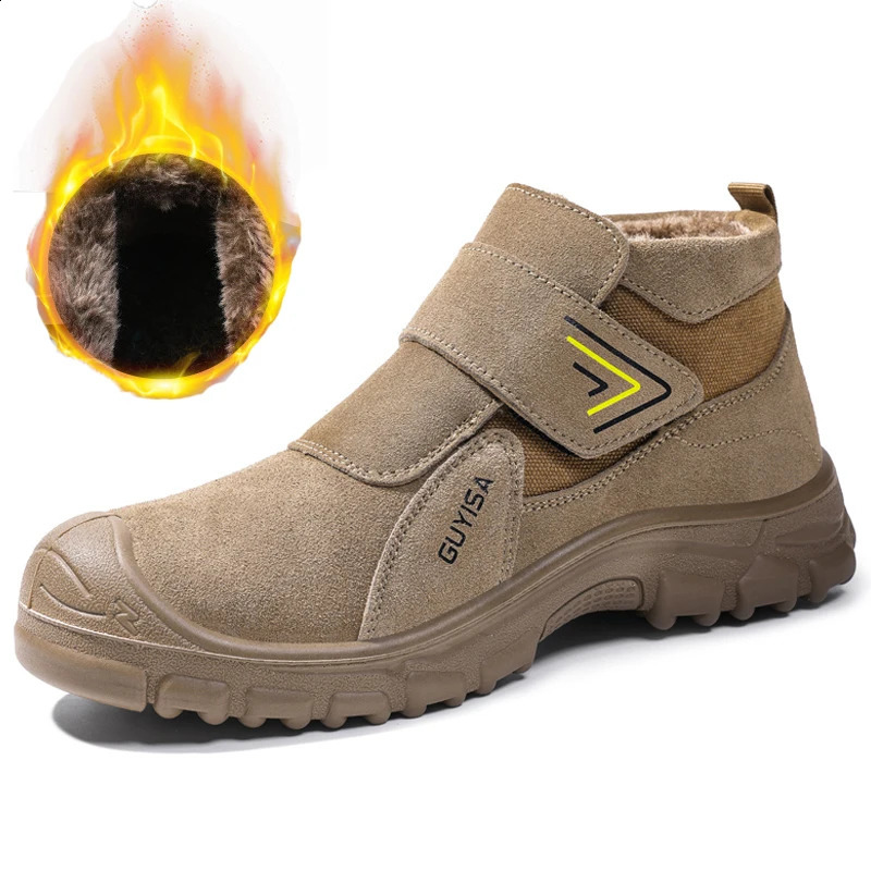 Scald Welding Work Shoes -smash -puncture Safety Shoes Men Protective Boots Wear Resistant Male Industrial Shoes 250805