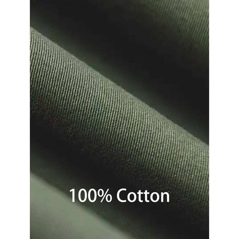 Designer Clothing 2025 M65 Field Men's Military Retro Multi Pocket Collar Zipper Jacket, 100% Cotton