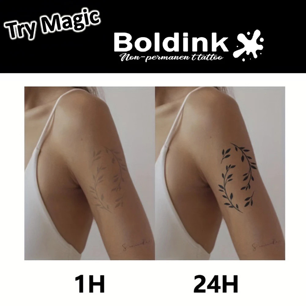 Mushroom Temporary TattooLasts To 15 Days Technology Magic Waterproof Semi Permanent Sticker 250809