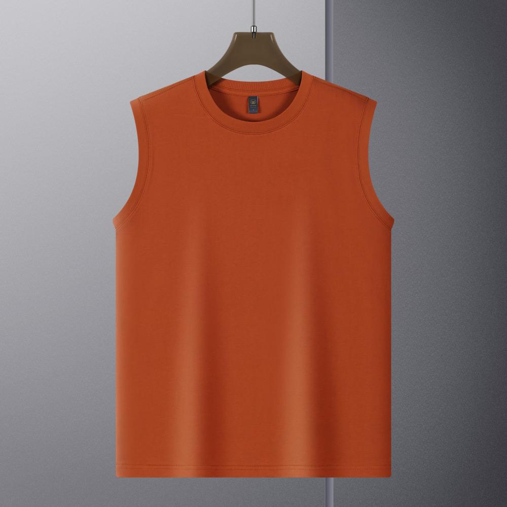 240g cotton sleeveless shirt with customizable printed dtg and dtf short sleeves 100 cotton breathable and durable fabric