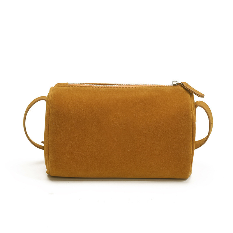High-End Suede Cylinder for Women 2025 New Fashion Niche Pillow Single Shoulder Crossbody Bag Trendy ddmymoon