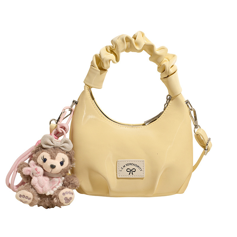Niche Design for Women Spring Summer 2025 New Fashion Elegant Crossbody Ladies Pleated Handbag Dumpling Bag ddmymoon