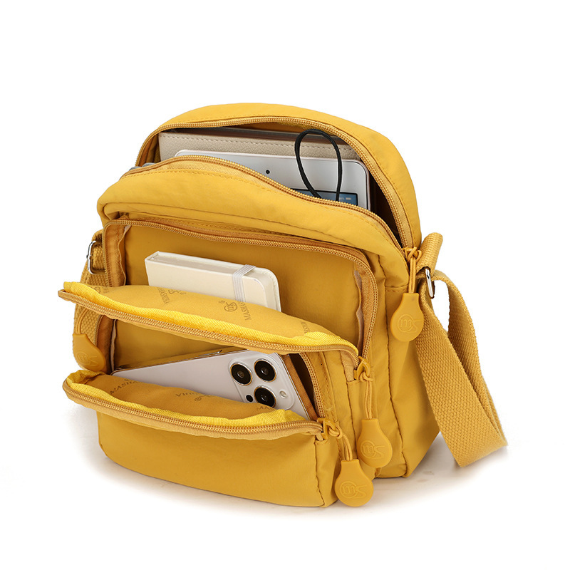 Multi-layer Large Capacity Crossbody for Women, New Lightweight Water-resistant Nylon Bag, Casual Travel Shoulder Bag ddmymoon