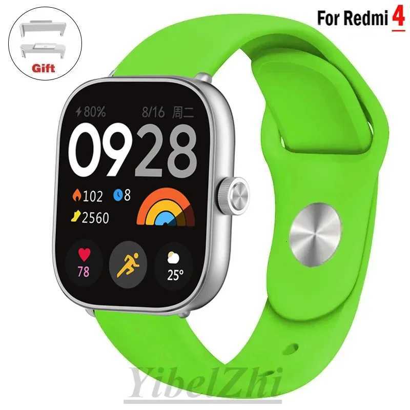 Soft Silicone Watchbands for Redmi Watch 4 Strap SmartWatch Wristband Sport Correa Bracelet for Xiaomi Mi Band 8 Pro Accessories W250811