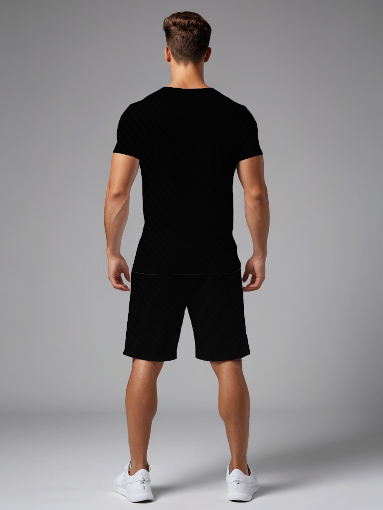 Custom Mens Alphabet Pattern Outfit Ensemble Breathable quick drying fabric - 0843-0862