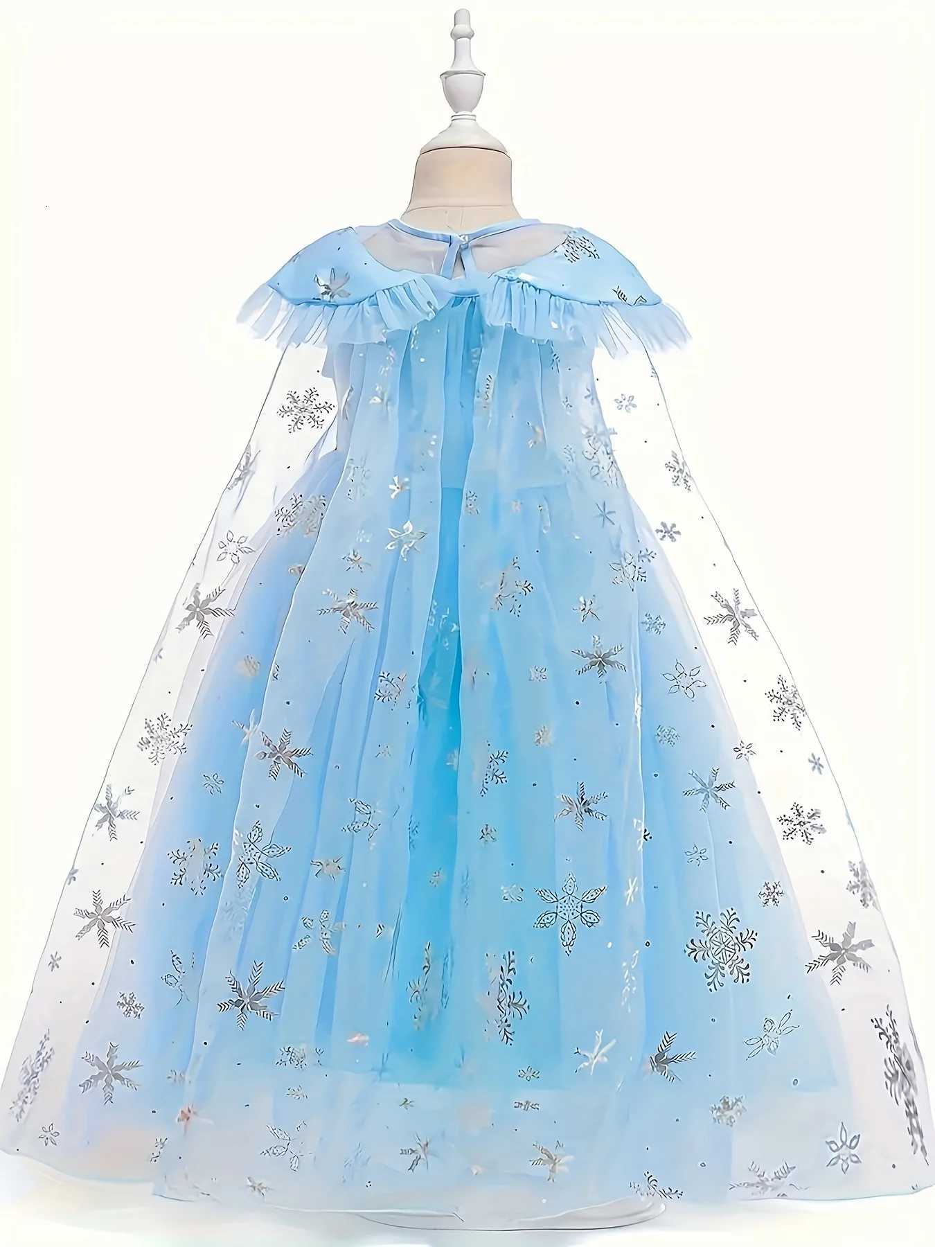 Stunning Frozen Elsa Dress with Led Light Girls Role Play Princess Apparel Toddler Light Up Fairy Elsa Classic Clothing W250811