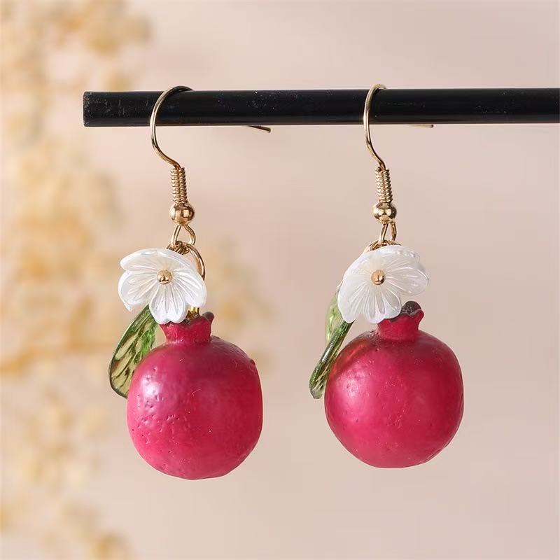 Women's Earrings Lemon Earrings Strawberry Fruit Earrings Jewelry Women's New Arrivals 2025 Gifts