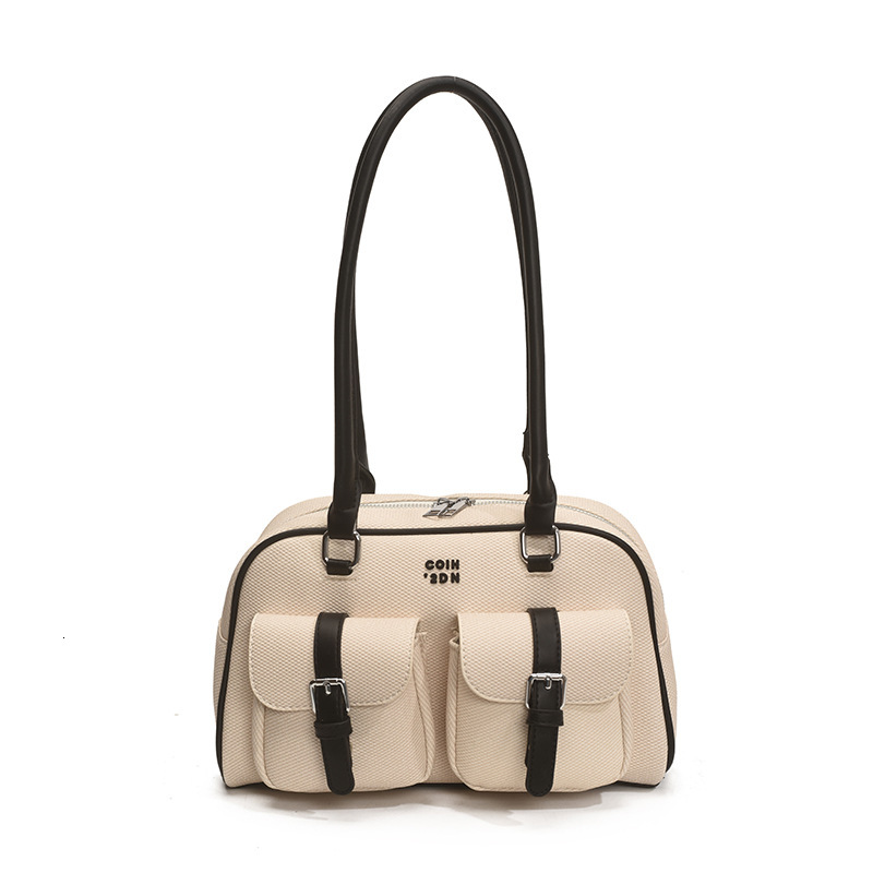 2025 New Fashion Color-Block Boston for Women, Trendy Handbag and Shoulder Bag ddmymoon