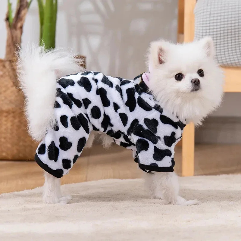 Fleece Dog Clothes Cosplay Pet Hoodies Winter Warm Dog Coat Jacket For Small Dogs Jumpsuits Chihuahua Yorkie Clothes Pet Apparel 250806