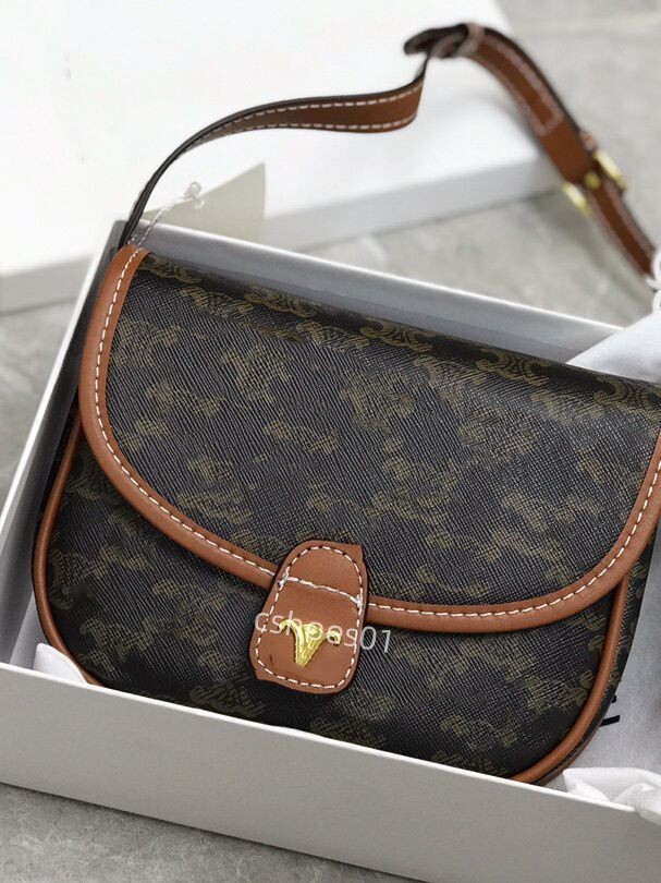 box with designer crossbody Genuine Leather Women Shoulder top quality Classic teen Wallet ladies Underarm designer bags for women Saddle bag triumphal arch 03