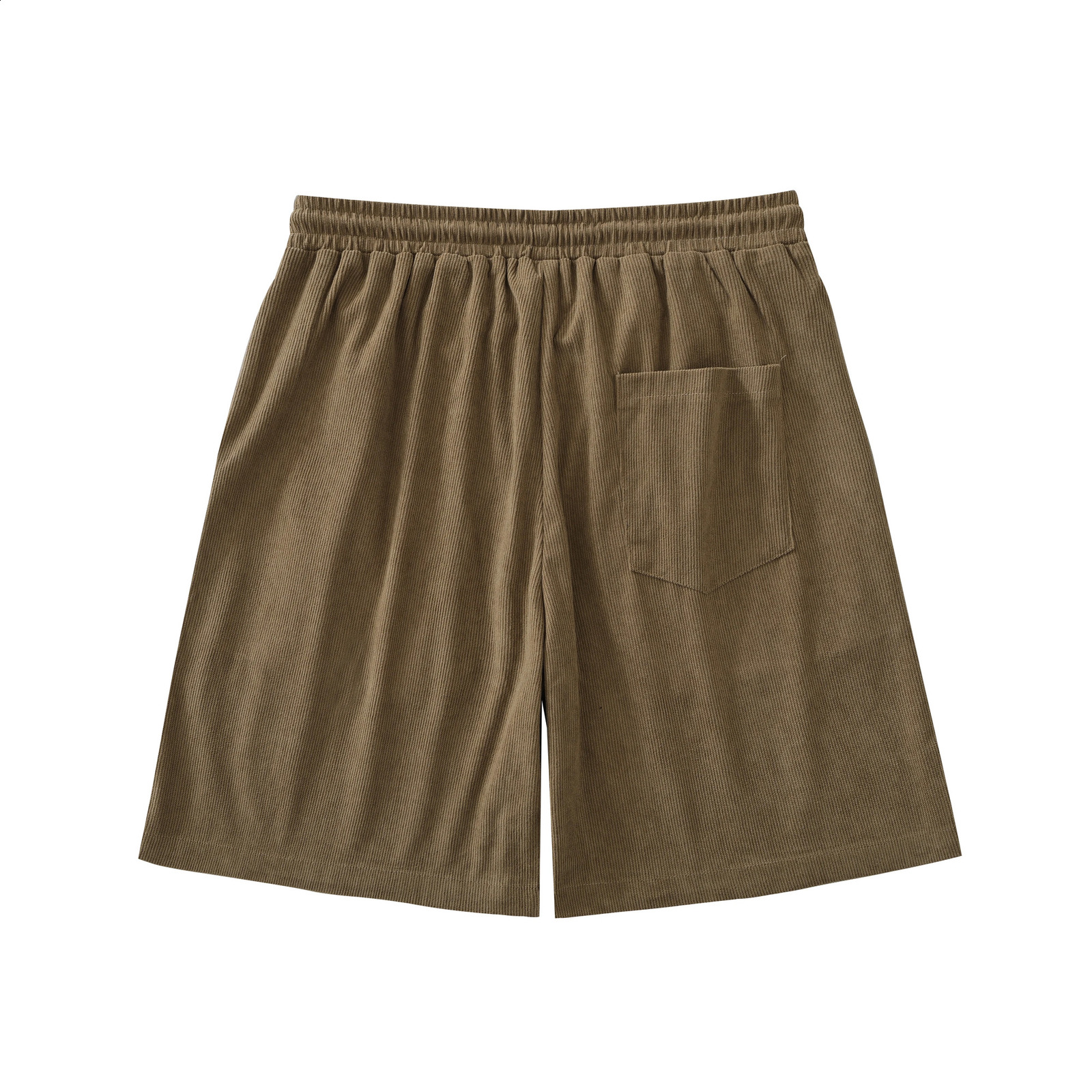 Summer Men Corduroy Shorts Casual Lightweight Loose fit Mens Beach Board Short Pants Trousers 250729