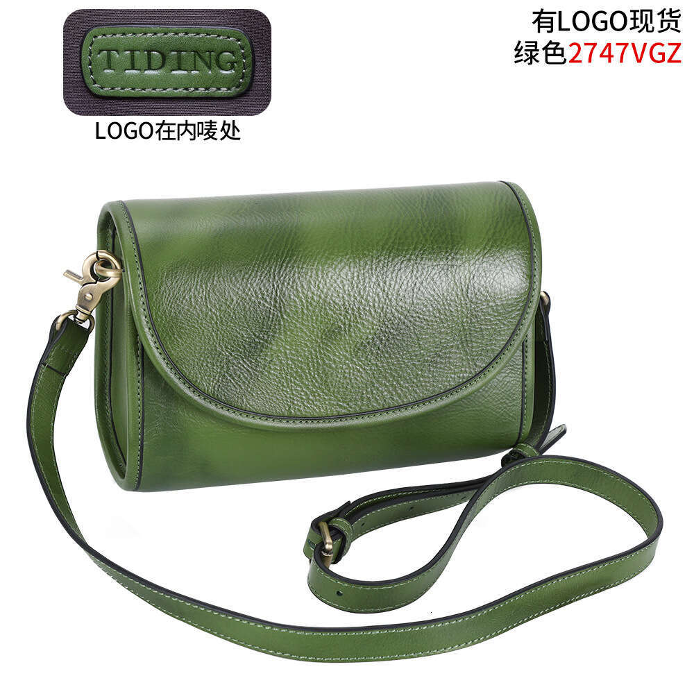 Trendy Cow Spring Summer New Japanese Style Fashion Top Layer Cowhide Shoulder Phone Women's Internet Celebrity Genuine Leather Crossbody Bag