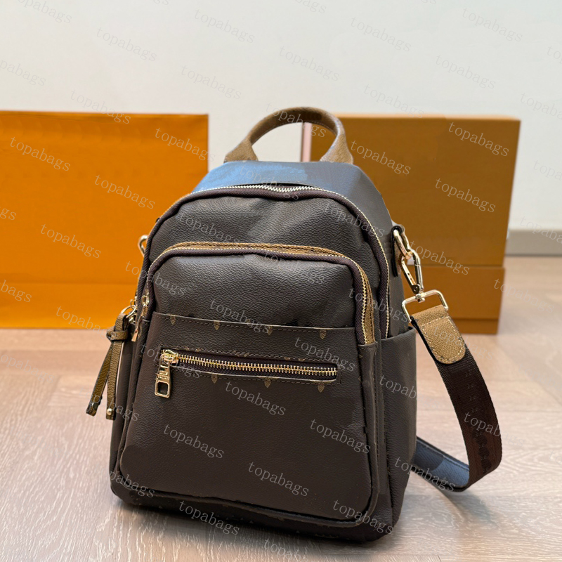 Women Designer Backpack Style Bags Canvas Leather Hot Trendy Lady Luxury Backpacks Bag Outdoor Girl Fashion Luggage Classic Casual Shoulder Bags