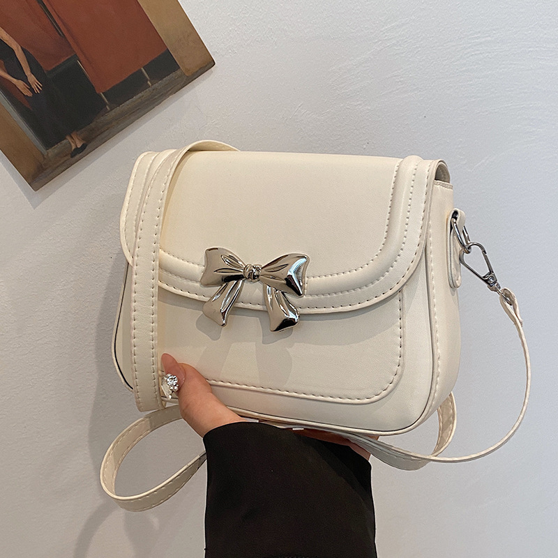 2025 Autumn New Shoulder Bag bag Niche Bow Bag Women s Small Square Bag Autumn New women s Designer Bag New Fashionable Women s Crossbody Bag
