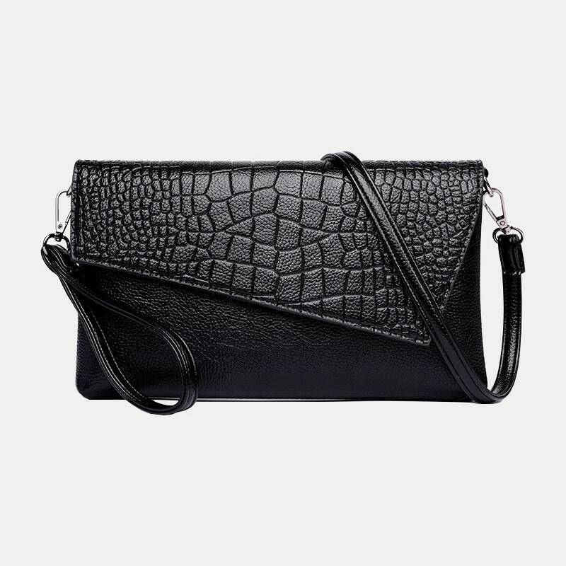 2025 women s Autumn New Fashion Niche Design Women s Shoulder Bag Crocodile Pattern PU Leather bag Bag Women s Crossbody Bag Autumn New Designer Bag