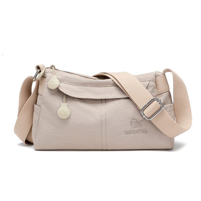 Multi-compartment Large Capacity Single Shoulder Crossbody for Women, New Outdoor Travel Waterproof Ultra-light Nylon Bag ddmymoon