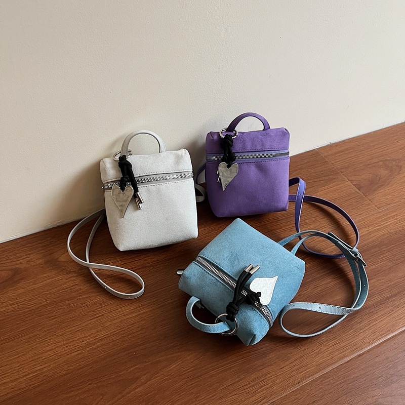 2025 Korean Fashion Summer New Lychee Pattern Small Square Simple Shoulder Phone Crossbody Bag ddmymoon
