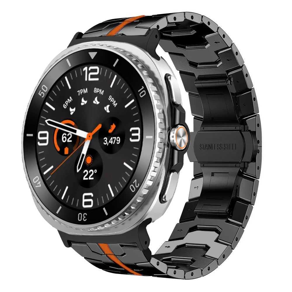 Stainless Steel Strap for Samsung Galaxy Watch 8 44mm 40mm 8 Classic 46mm Luxury Metal Bracelet for Galaxy Ultra 2025 Watchband W250811