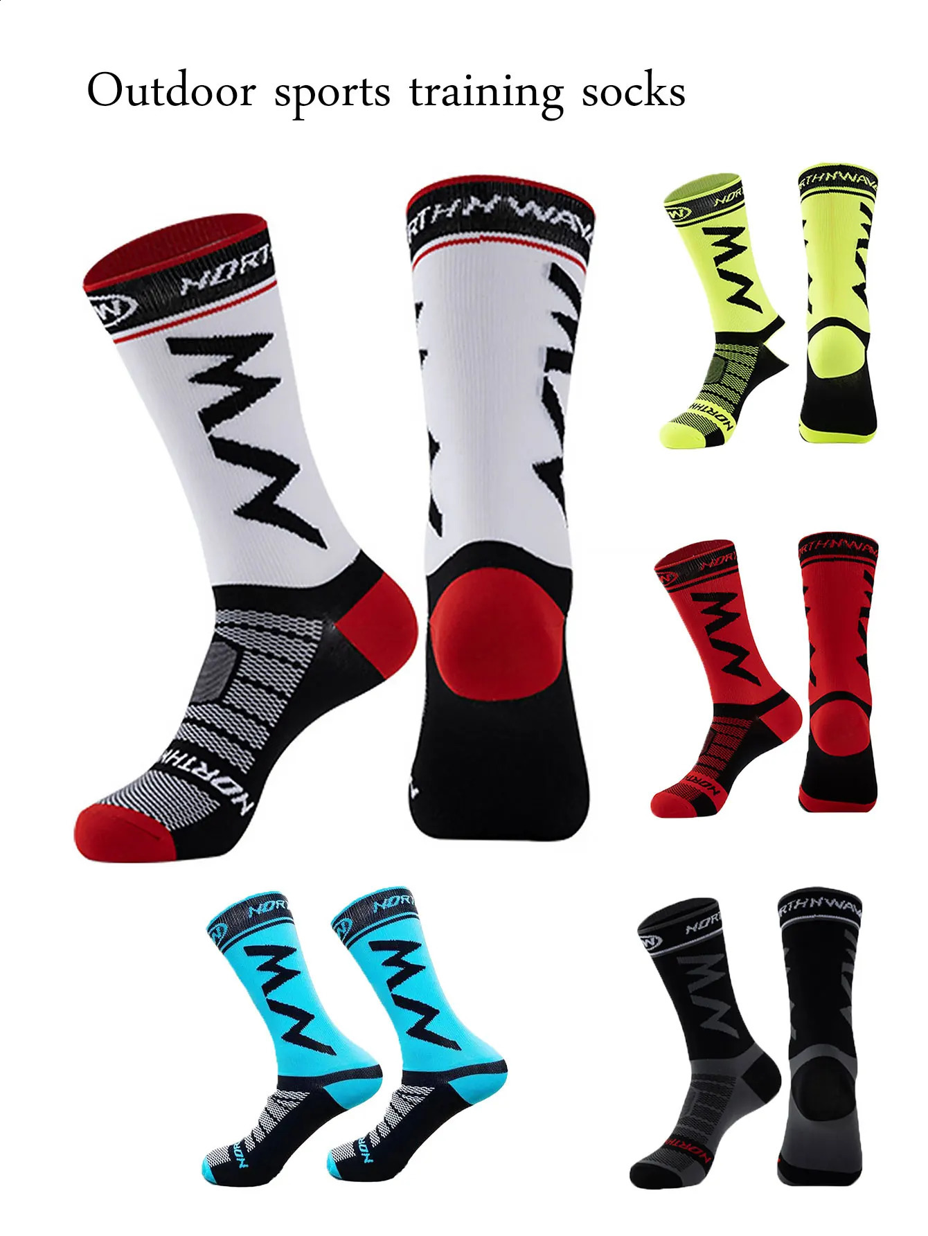 Outdoor running training cycling sports socks outdoor marathon football basketball 250805