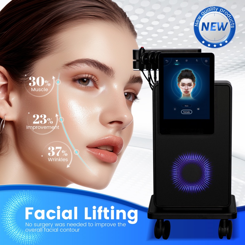 Professional Face Lifting EMS and Toning And Skin Tightening Device Anti-Aging Salon Machine for Building