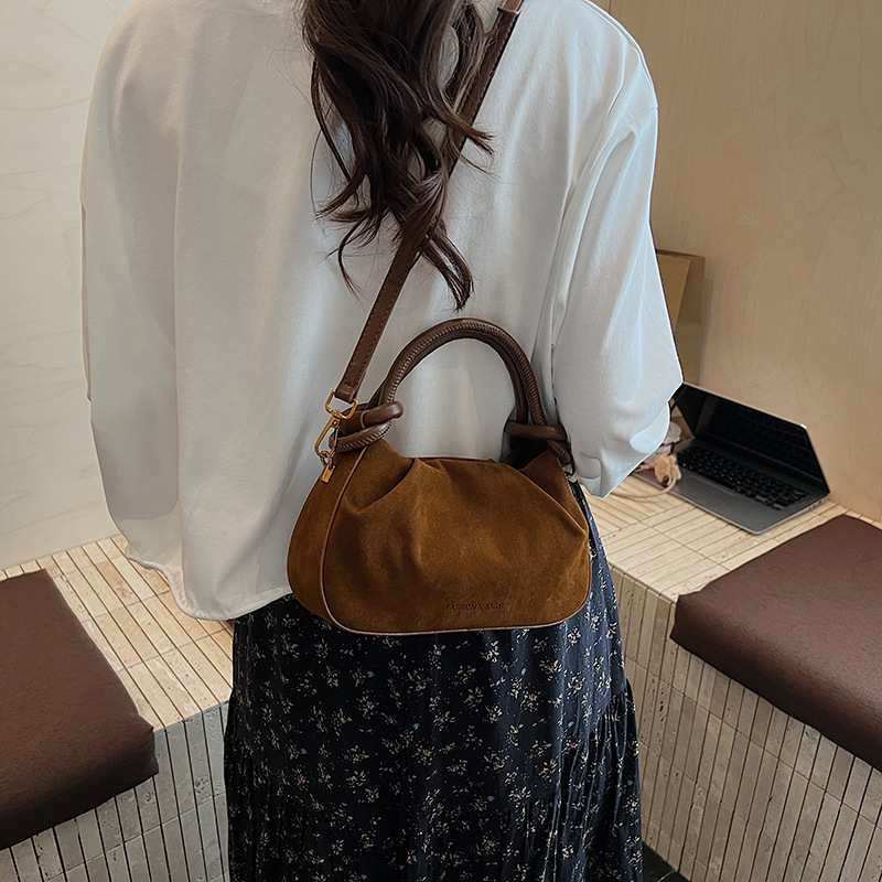 Korean Style for Women, Large Capacity 2025 New Pleated Shoulder High-End Casual Commuter Underarm Bag, Crossbody Bag ddmymoon