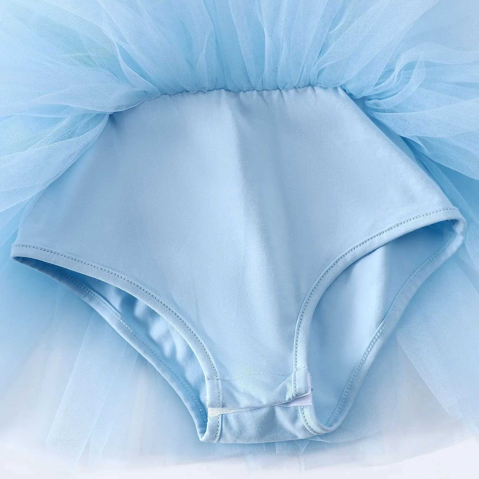 Baby Girl Princess Tutu Dress Sleeveless Infant Toddler Puffy Ballet Dress Black Pink White Party Dance Baby Clothes 1-8Y W250811