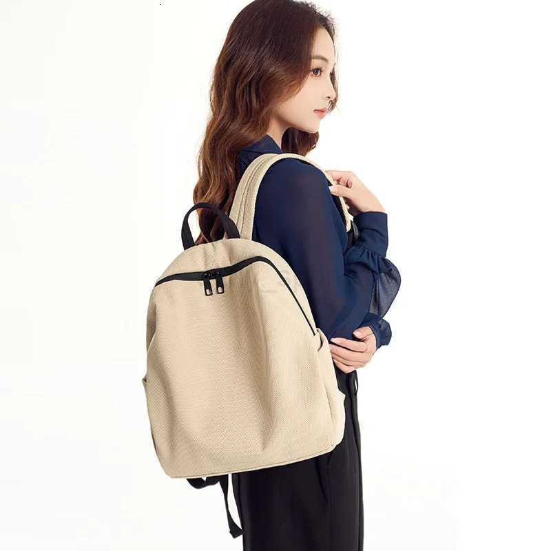 Simple Backpack for Men Women - Large Capacity Casual Commute Travel Backpack Lightweight Short Trip School Bag for Daily Use T250811