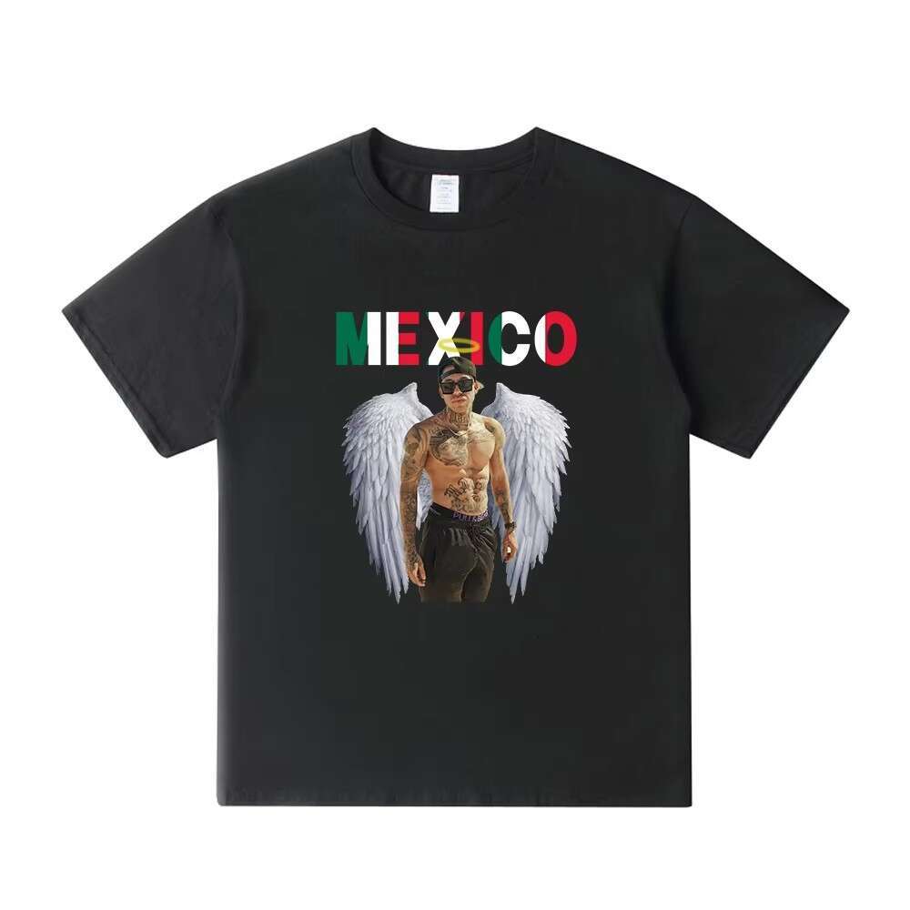 New Striped Pattern Printed Spring and Autumn Fashion Unisex Cotton Couple T-Shirt