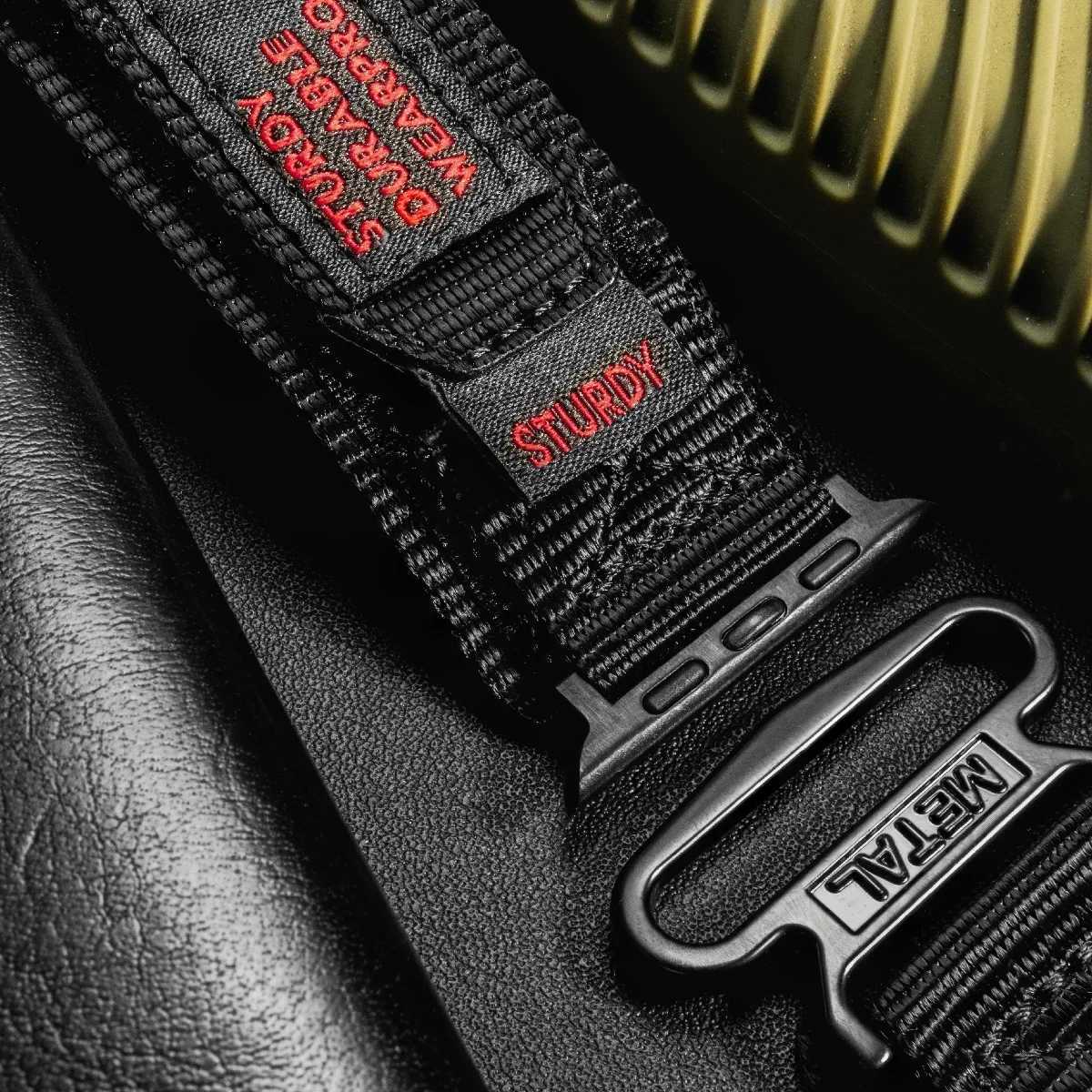 Sports Nylon Strap for Apple Watch Band Ultra 2 49mm 46mm 42mm 45mm 44mm 41mm 40mm Bracelet for iWatch Series 10 9 8 7 6 SE 5 4 W250811