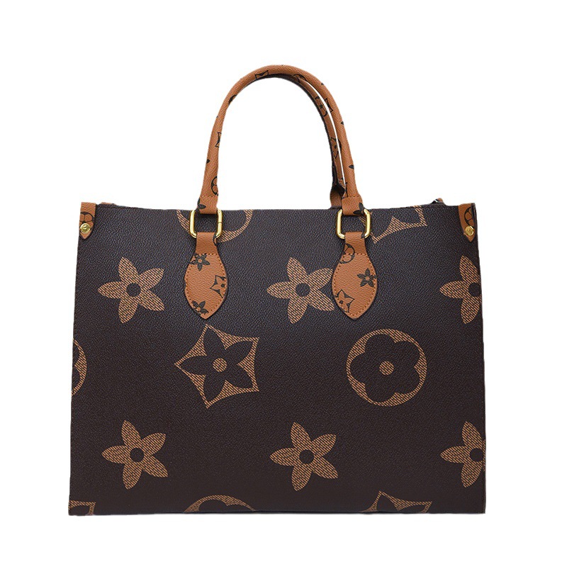 Designer Tote Bag 2025 New style fashionable retro printed simple large-capacity handbag women, trendy commuting bag for ladies Free Shipping