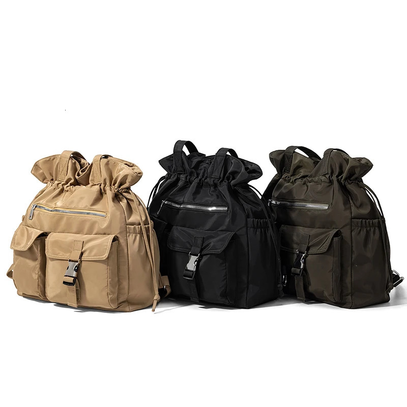 Summer Fashion Versatile Tote Bag MultiFunctional MultiFlap Pocket Pants Backpack Single Shoulder Armpit Crossbod 250811