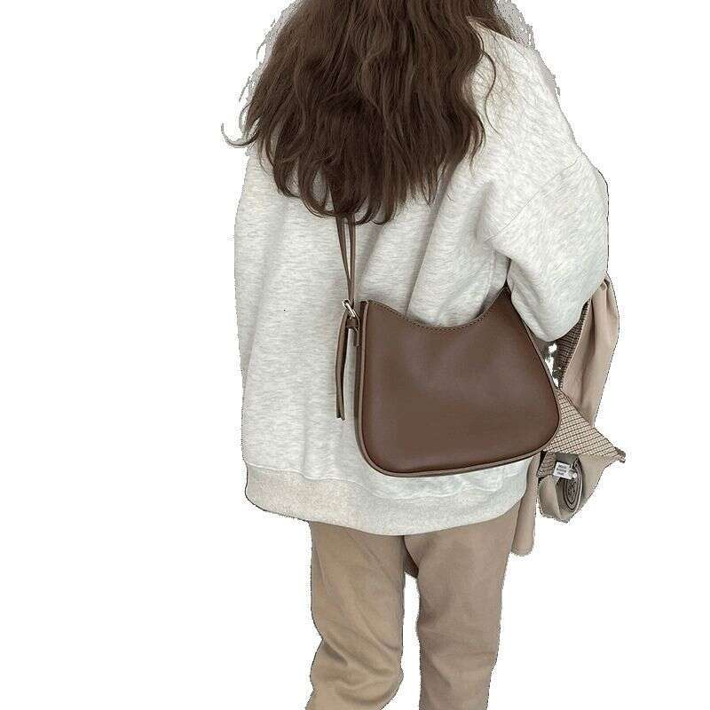 Ins Versatile Crossbody For Women 2025 New Fashion Underarm French Niche Single Shoulder Saddle Bag Trend