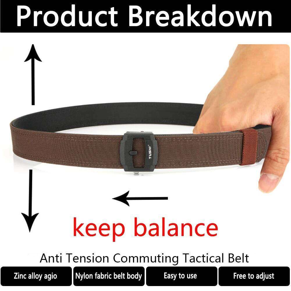 New Men's Outdoor Camouflage Tactical For Men Military Gun Mountaineering Belt Nylon Waist Work IPSC Belts