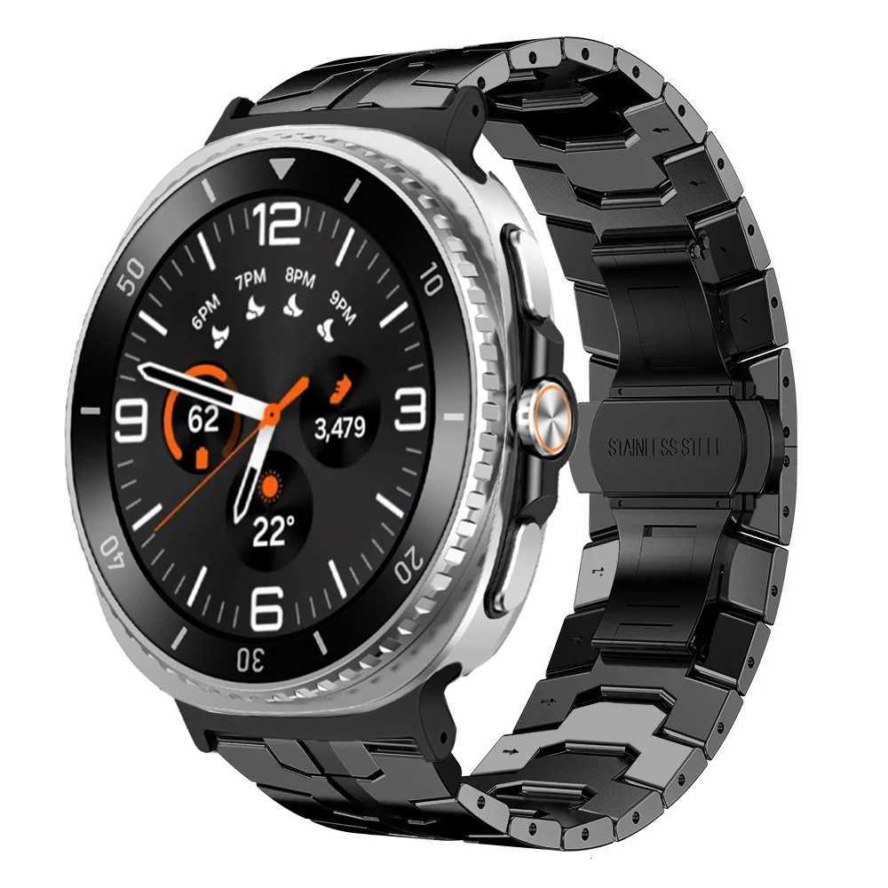 Stainless Steel Strap for Samsung Galaxy Watch 8 44mm 40mm 8 Classic 46mm Luxury Metal Bracelet for Galaxy Ultra 2025 Watchband W250811