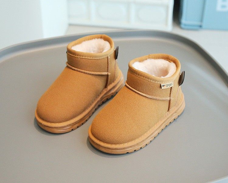 Kids Short Boots Boys Shoes Autumn Winter Children Girls Fashion Boot Cutefeet Toddler Soft Comfortable Warm Snow Shoes Size 25 - 36