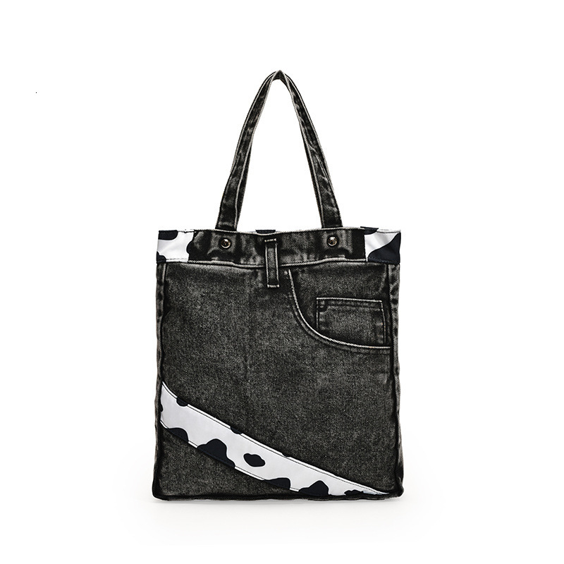 Design Denim Single Shoulder for Women New Versatile Crossbody Tote Fashion Commuter Shopping Bag