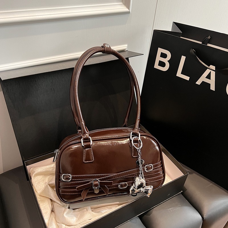 Solid Color Shoulder Large Capacity Commuter Simple Women's Small Square Personality Casual Elegant Travel Bag ddmymoon
