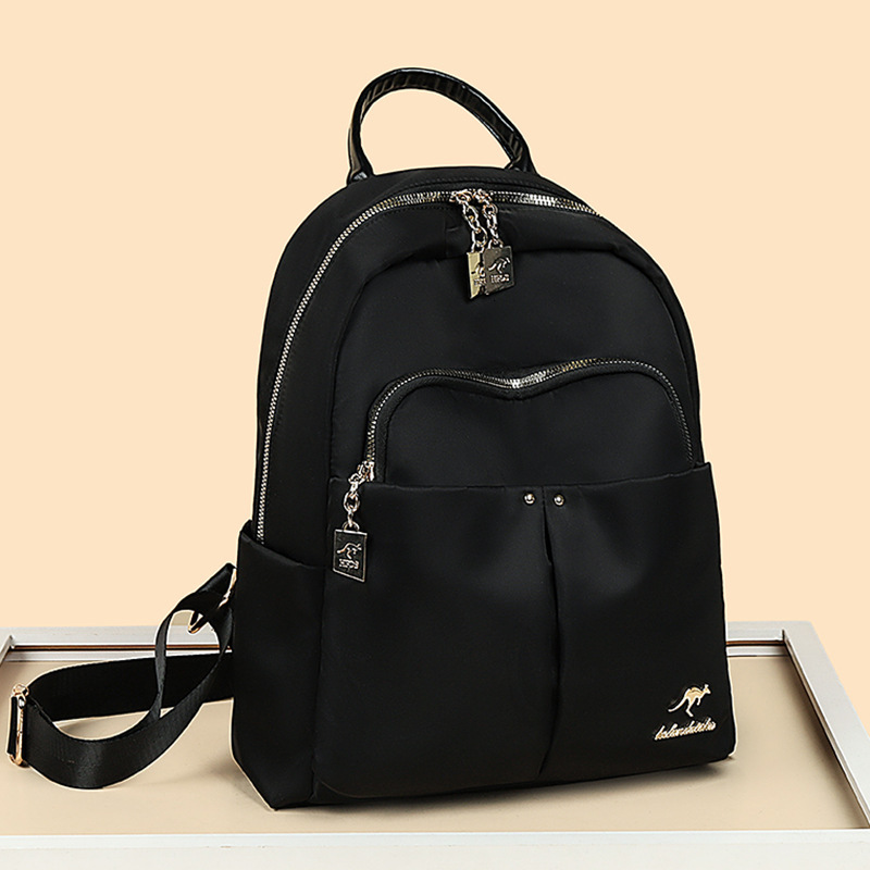 Lightweight Oxford Cloth for Women 2025 New Casual Travel Large Capacity Backpack Simple Commuter School Bag ddmymoon