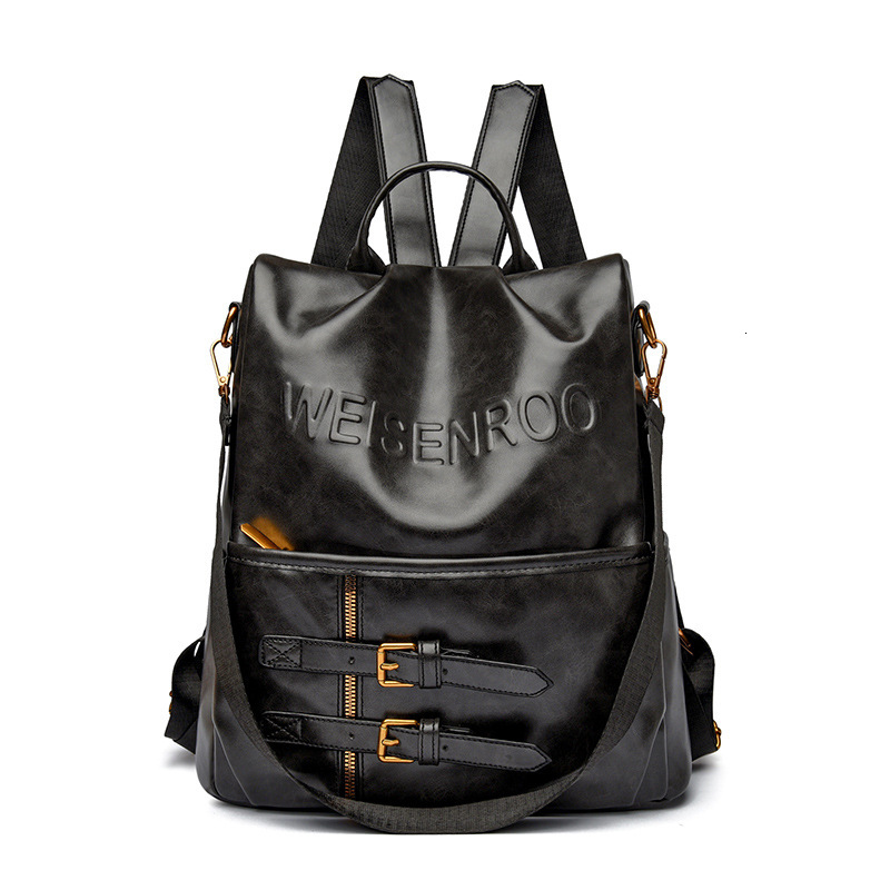 Soft Leather Women 2025 New Trendy Fashion Anti-theft Backpack Multifunctional Commuting School Bag ddmymoon