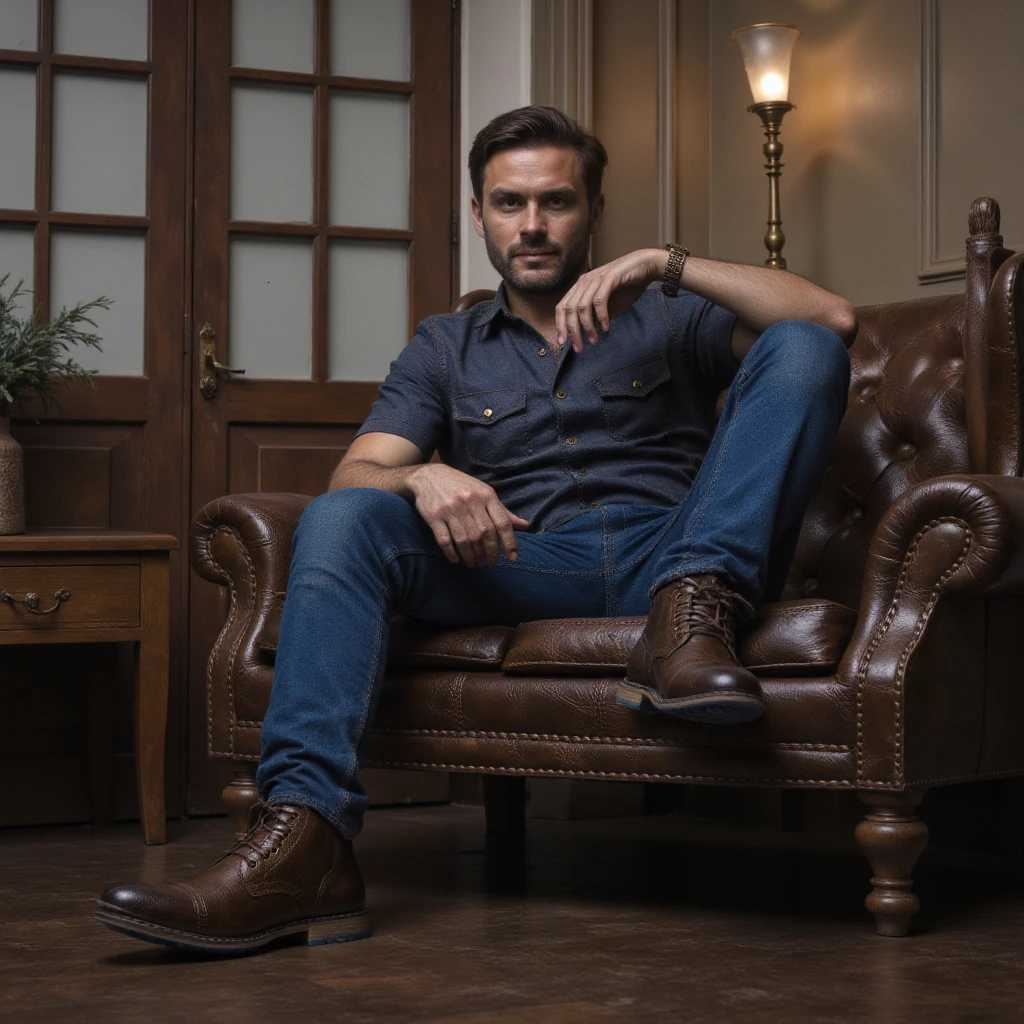 Men Ankle Boots Fashion Brand Comfortable Casual Men Boots W250811