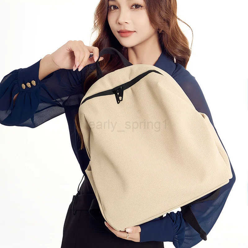 Simple Backpack for Men Women - Large Capacity Casual Commute Travel Backpack Lightweight Short Trip School Bag for Daily Use T250811