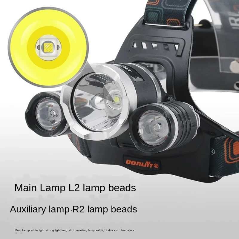 18650 Battery Rechargeable Super Bright d lamp Fishing light Outdoor Hunting Cam Waterproof Light XJ250811