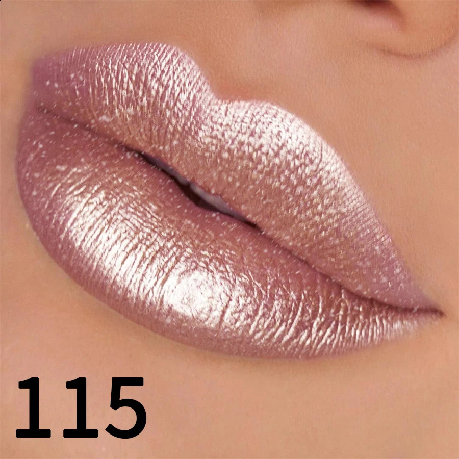 19 colors glitter lipstick hydrating red pink sparkling shine lip color highly pigmented lip tints metallic finish lip makeup 250809