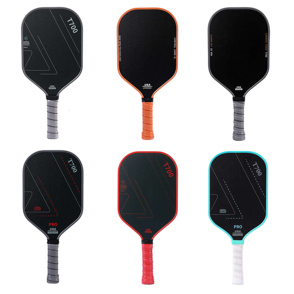 T700 Fiber Pickleball Matte Integrated Racket Extended 16Mm Thick Competition Special Carbon