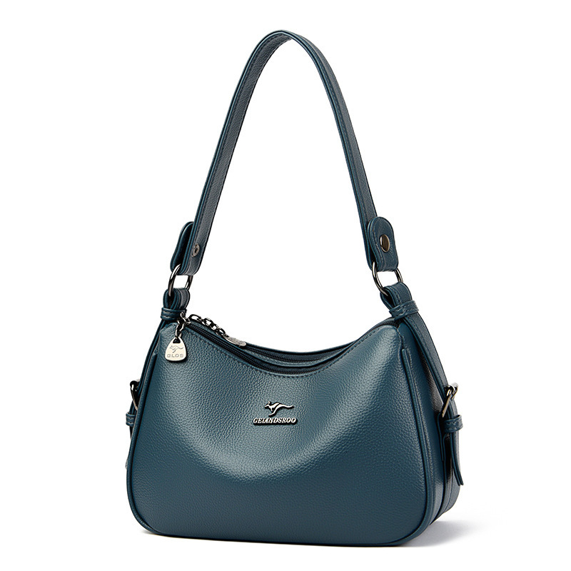 High-end Soft Leather Underarm Women, New Versatile Large Capacity Crossbody Bag for Middle-aged Moms ddmymoon
