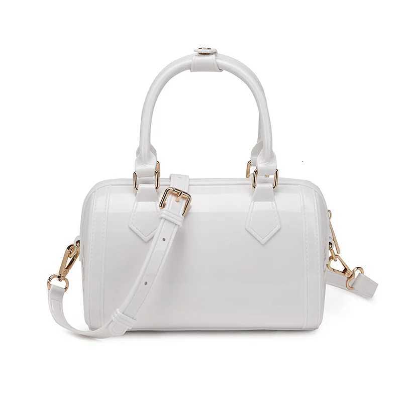 2025 Summer New Women Transparent PVC Macaron Candy Jelly Shoulder Crossbody Bag Chic Z250811