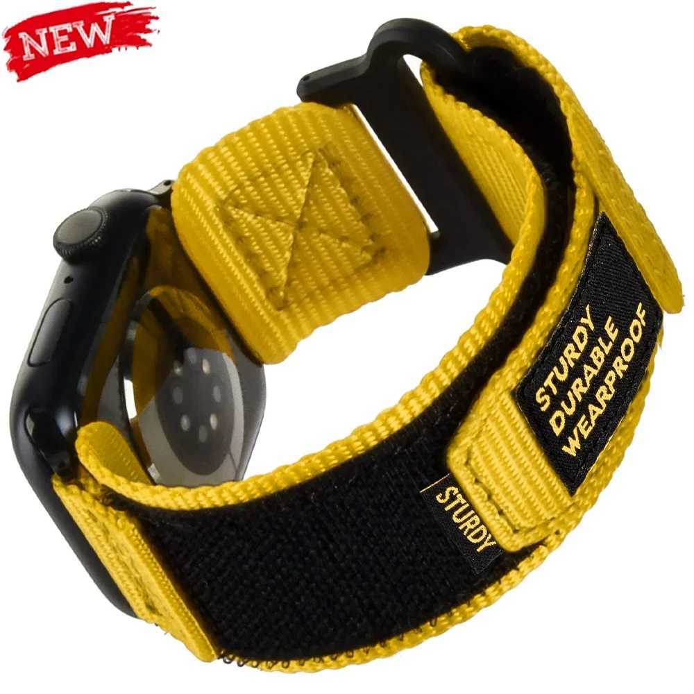 Sports Nylon Strap for Apple Watch Band Ultra 2 49mm 46mm 42mm 45mm 44mm 41mm 40mm Bracelet for iWatch Series 10 9 8 7 6 SE 5 4 W250811