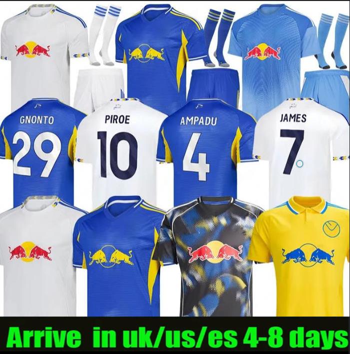 LEEDS UNITEDSS25 26 BAMFORD Retro Llorente Soccer Jerseys Home Away 2025 Adams Aaronson HARRISON Sinisterra JAMES Maillots De Football Kids Kit
