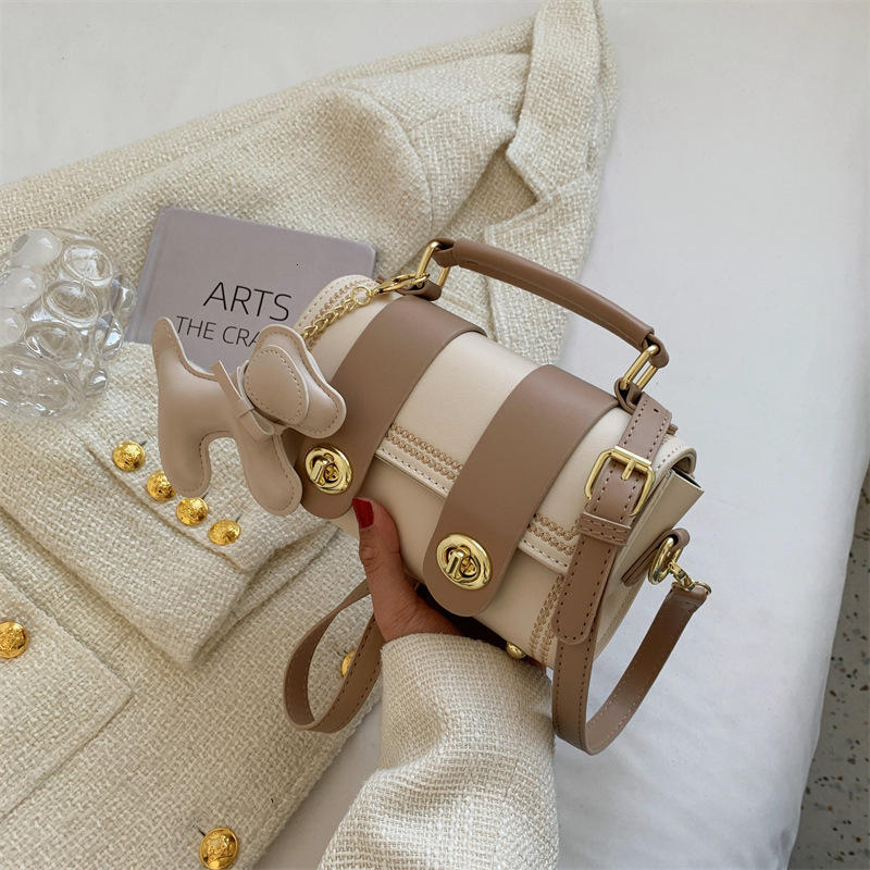 Autumn New Women s Shoulder Bag Fashion Color blocked New Handbag Fashion Simple Autumn New Designer Bag Versatile Commuter Bag Women s Crossbody Bag