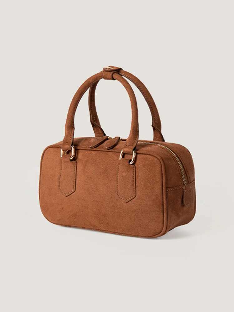 Autumn Winter Soft All-Match Small Square Bags Women Vintage Suede Velvet Handbags Lightweight Phone Bag Z250811
